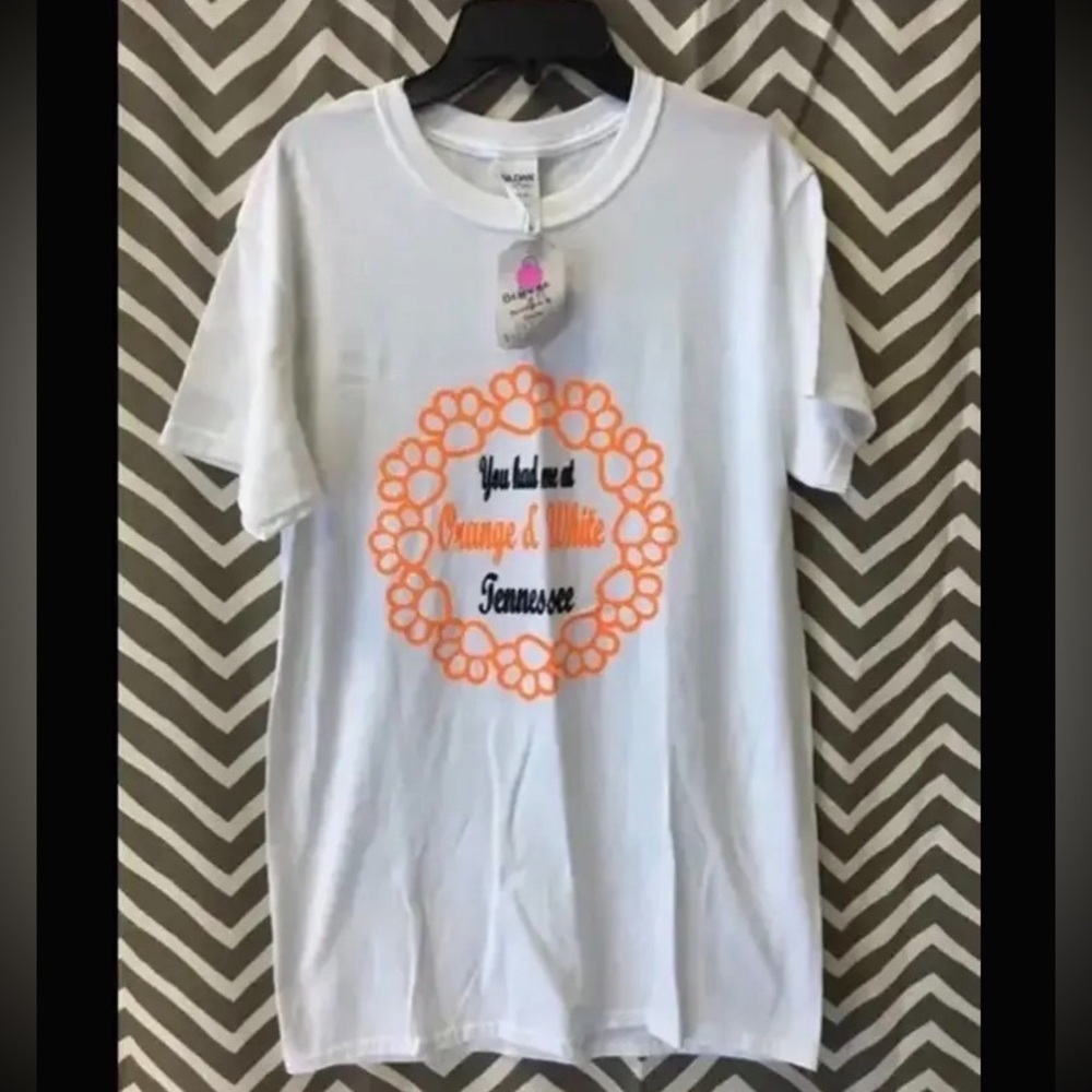 You had me at Orange and White game day tee University of Tennessee size small